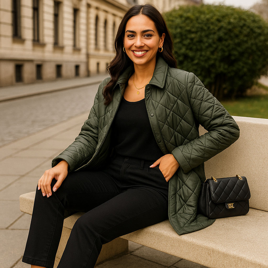 Manteau Femme Matelassé Long - Style Chic & Confortable - A2R Collection