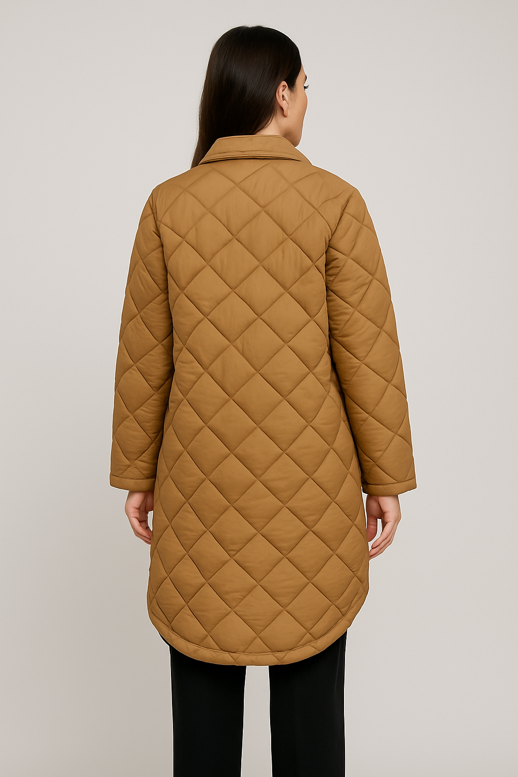 Manteau Femme Matelassé Long - Style Chic & Confortable - A2R Collection