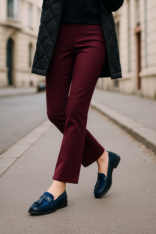 Mocassins Femme Bleu Marine - Élégants & Confortables / A2R Collection