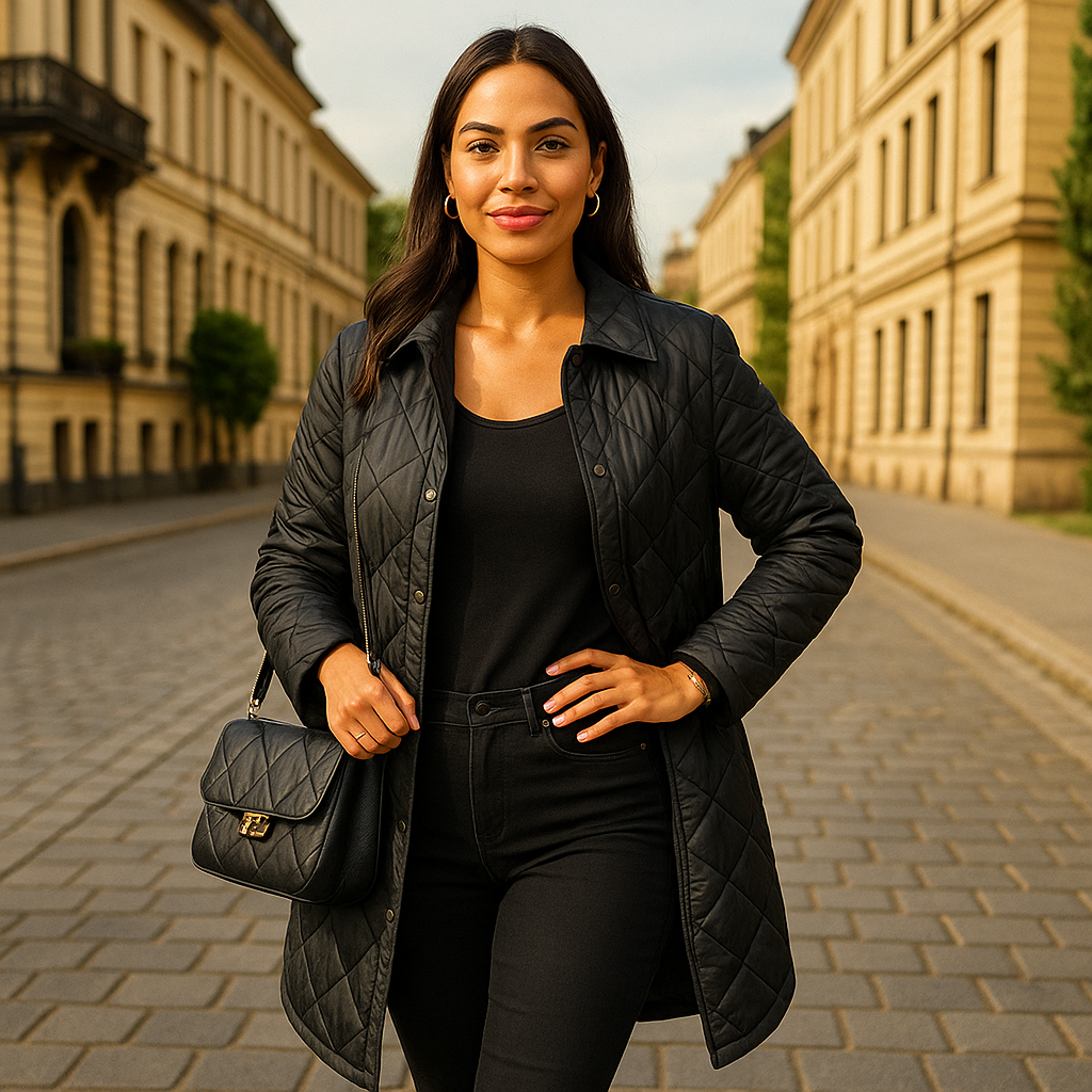 Manteau Femme Matelassé Long - Style Chic & Confortable - A2R Collection