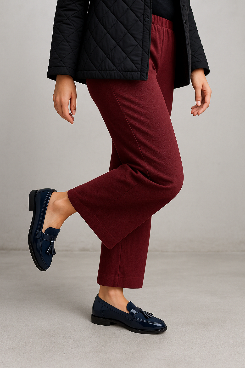 Mocassins Femme Bleu Marine - Élégants & Confortables / A2R Collection