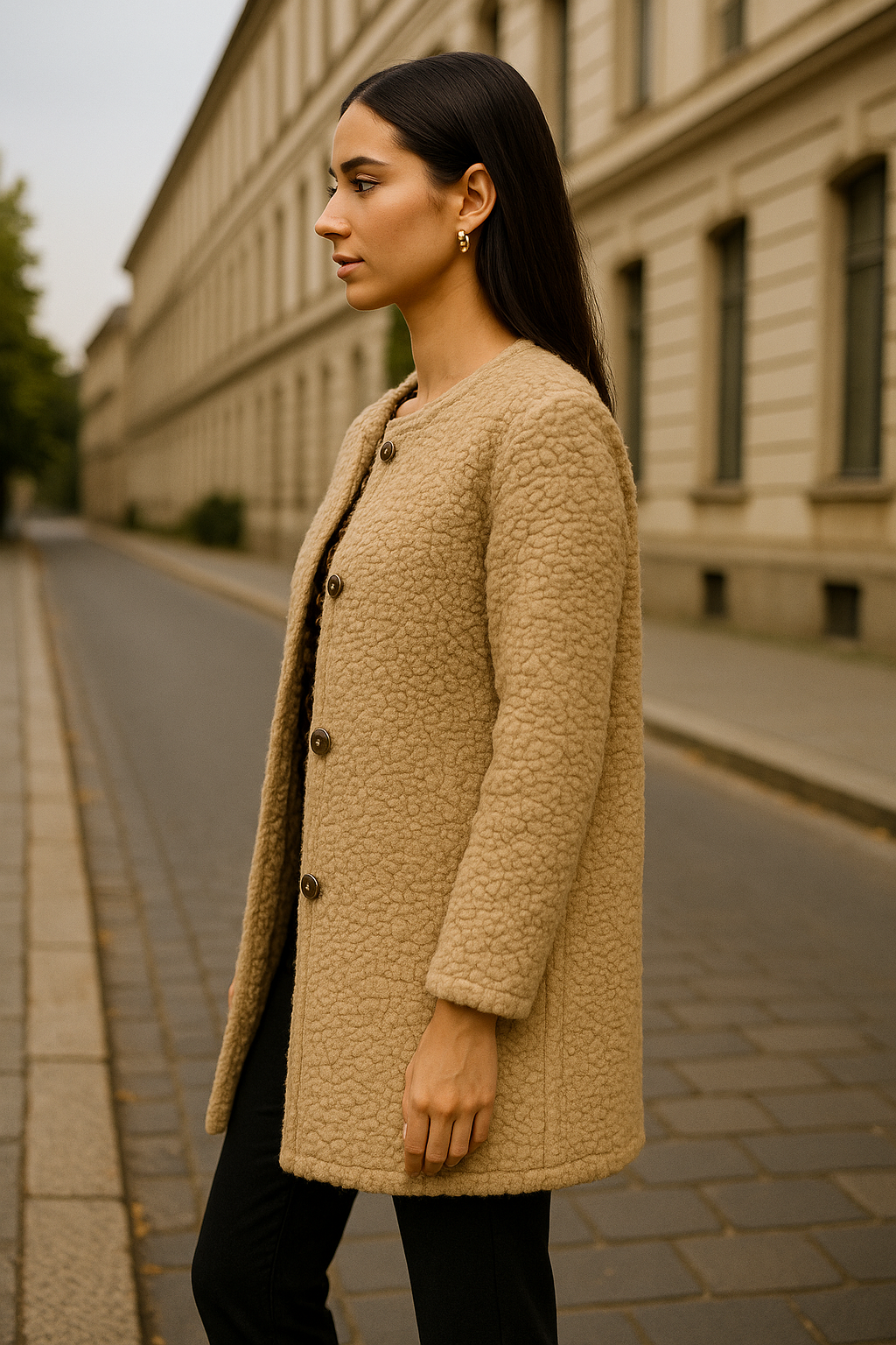 Manteau pepouz' - Doublure Léopard Chic - Coupe 42-54